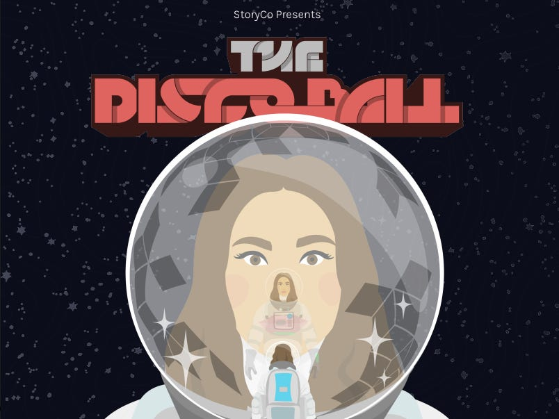 The Disco Ball là một câu chuyện theo chủ đề không gian chứng kiến Thuyền trưởng Alma Cooke và một nhóm các phi hành gia cố gắng cứu đa vũ trụ với sự giúp đỡ của cộng đồng StoryCo.