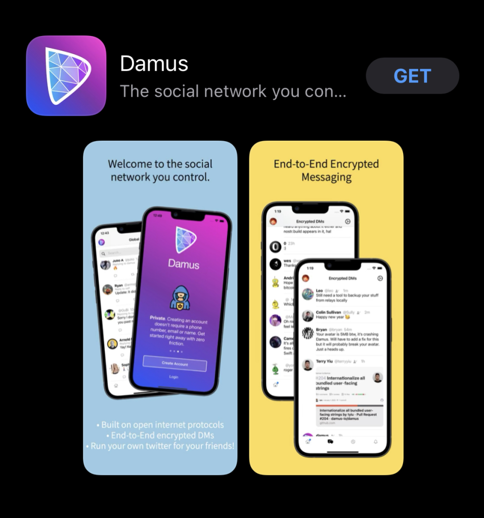 Damus, mạng xã hội phi tập trung được đánh giá là “Twitter Killer” của Jack Dorsey, ra mắt trên AppStore của Apple